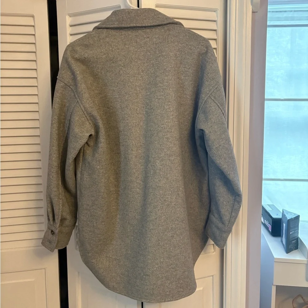 H&M Grey Shacket‎ Size Extra Small - Picture 4 of 5